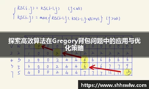 探索高效算法在Gregory背包问题中的应用与优化策略