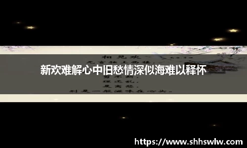 新欢难解心中旧愁情深似海难以释怀
